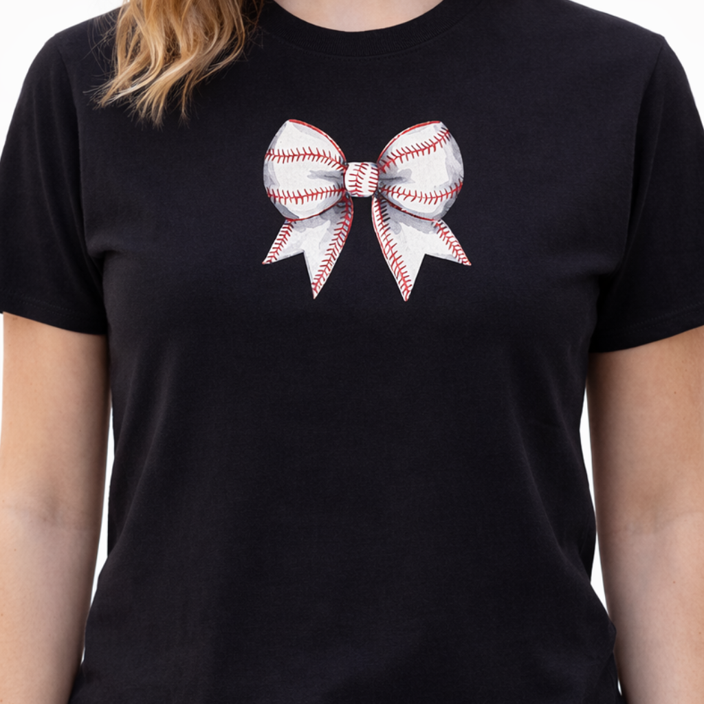 Bow Baseball Tee