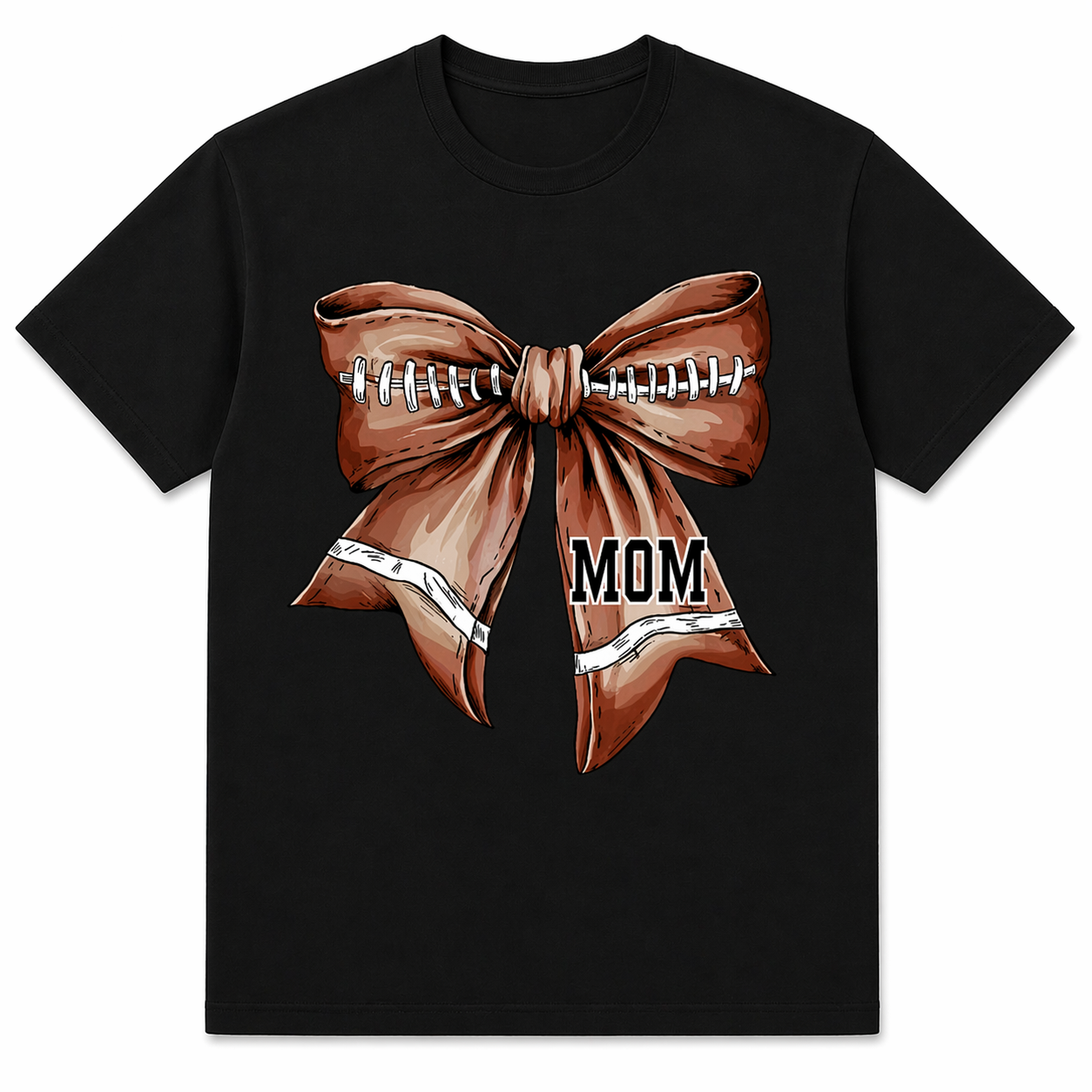 Football Mom Bow Tee