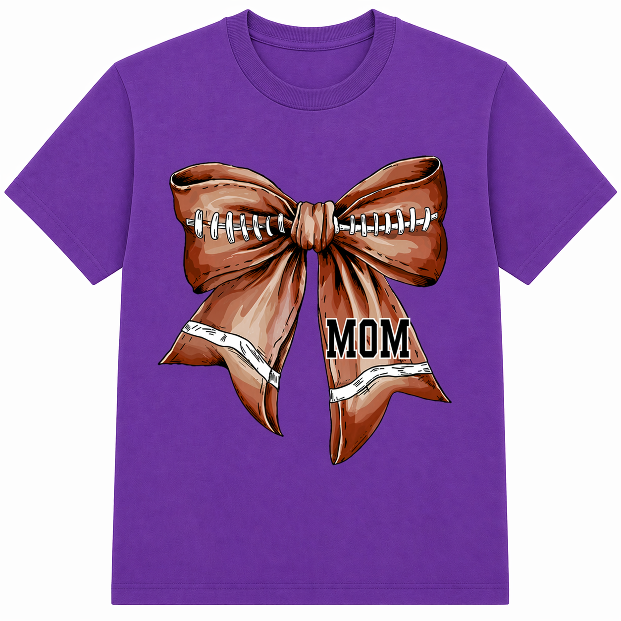 Football Mom Bow Tee