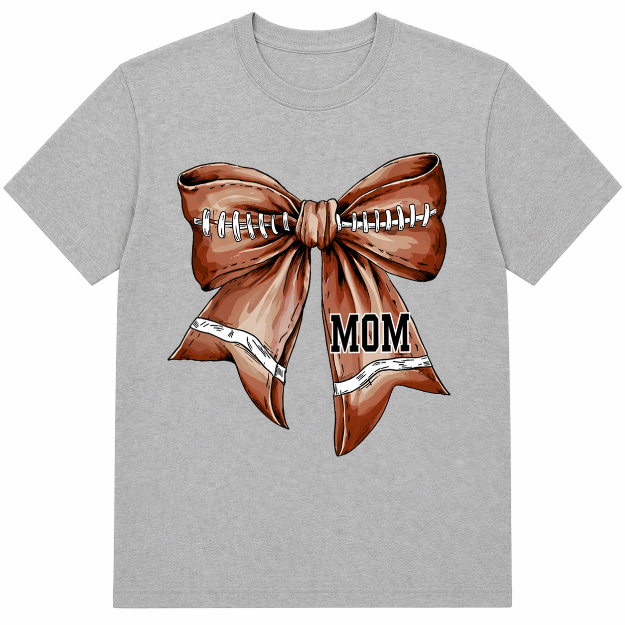 Football Mom Bow Tee