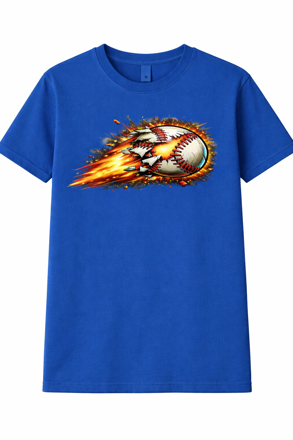 Kids Fireball Baseball Tee
