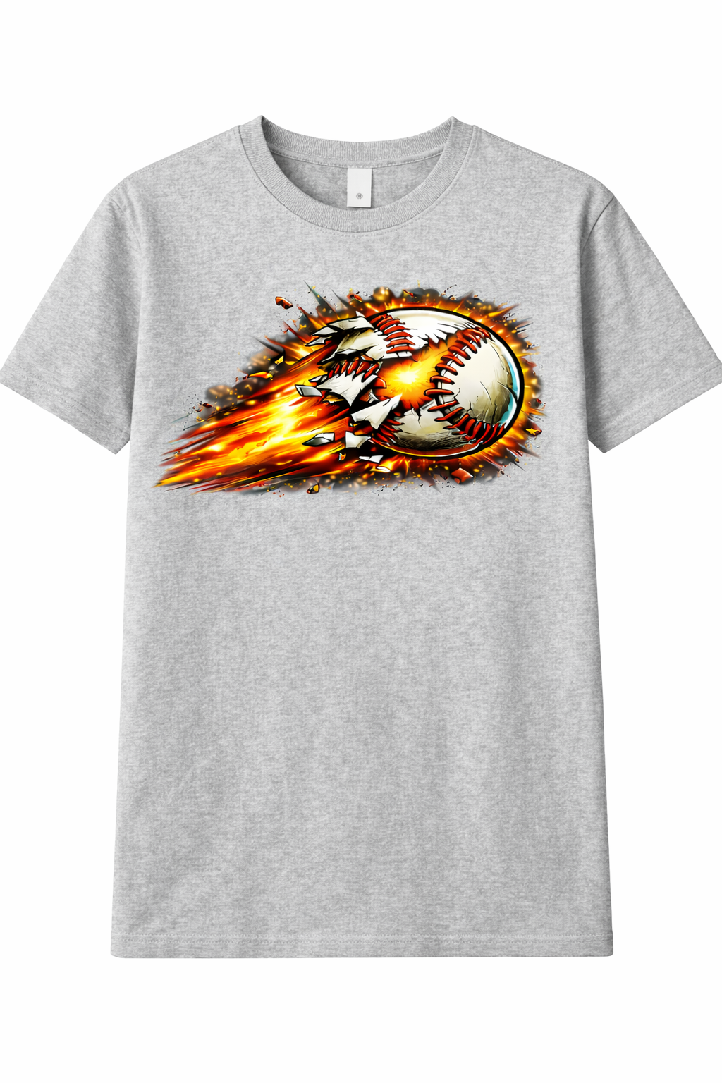 Kids Fireball Baseball Tee