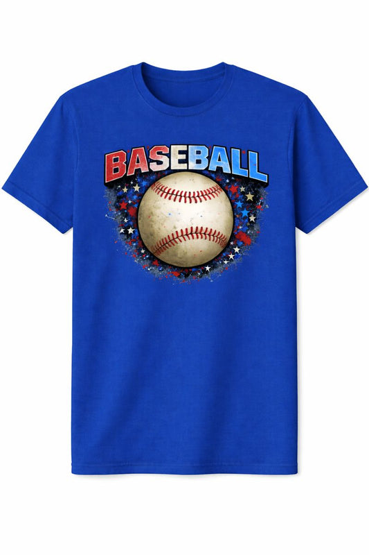 Baseball with Stars Tee