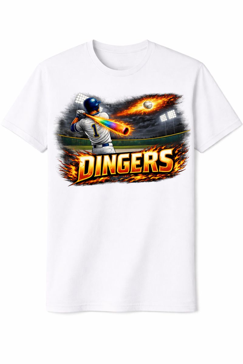 Dingers Baseball Tee