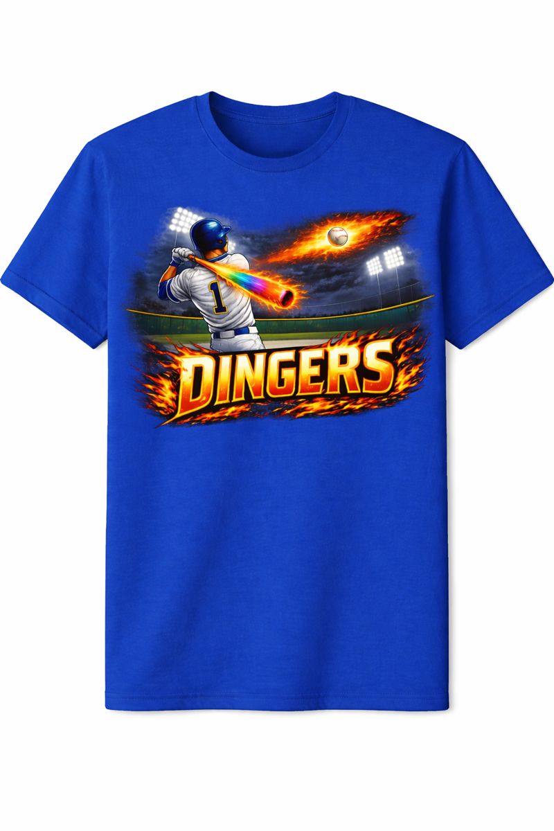 Dingers Baseball Tee