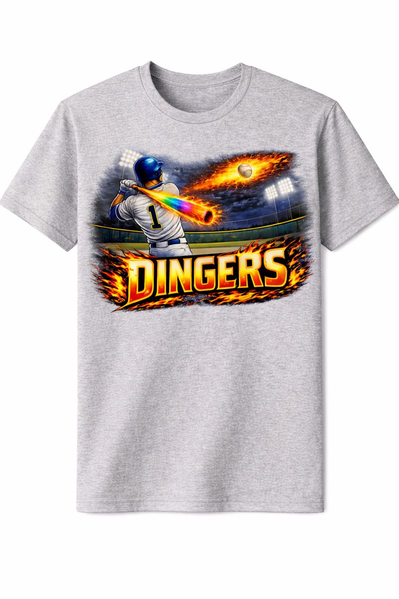 Dingers Baseball Tee