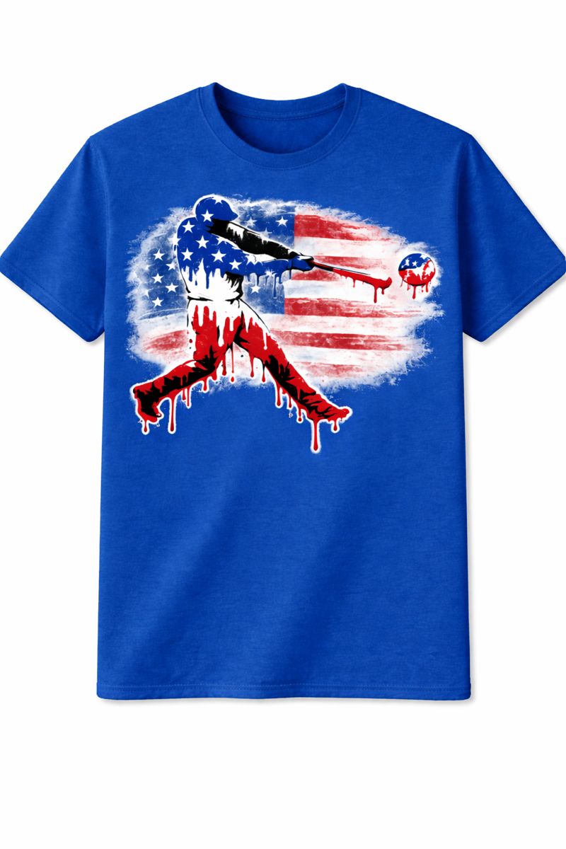 Stars And Stripes Baseball Tee