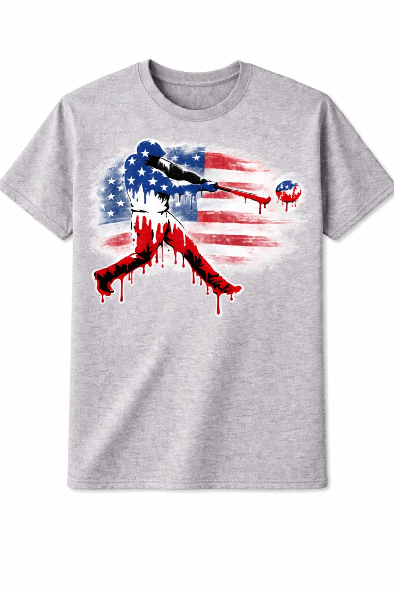Stars And Stripes Baseball Tee