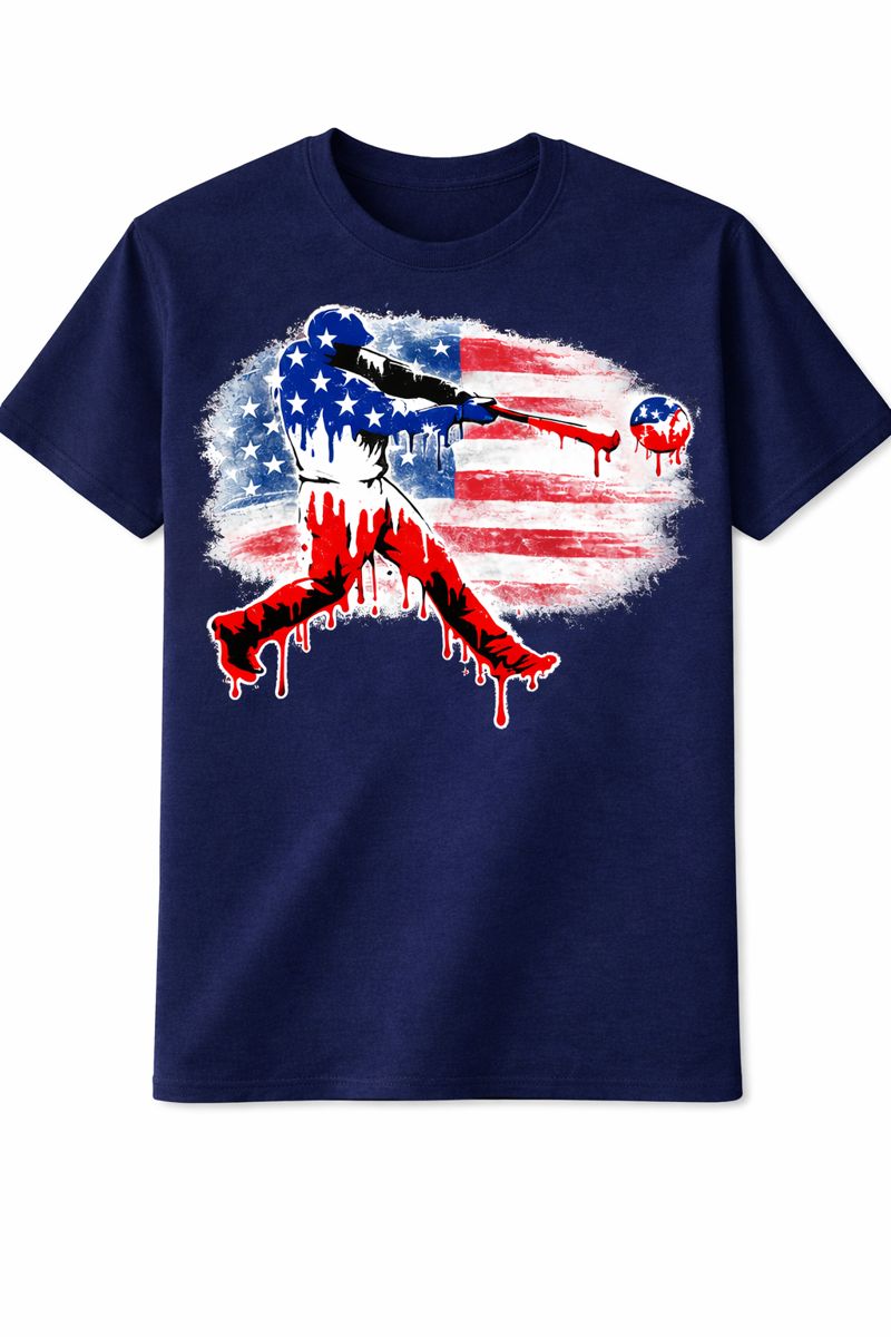 Stars And Stripes Baseball Tee