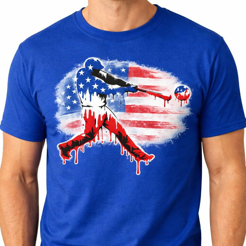 Stars And Stripes Baseball Tee