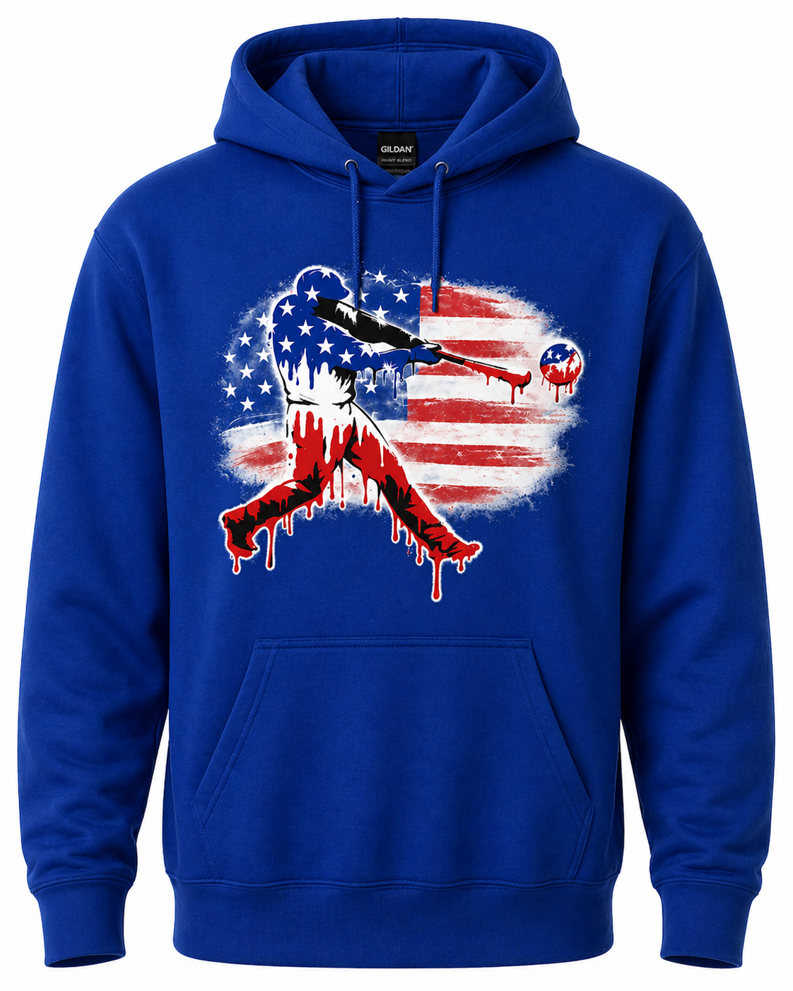 Patriotic Baseball Hoodie