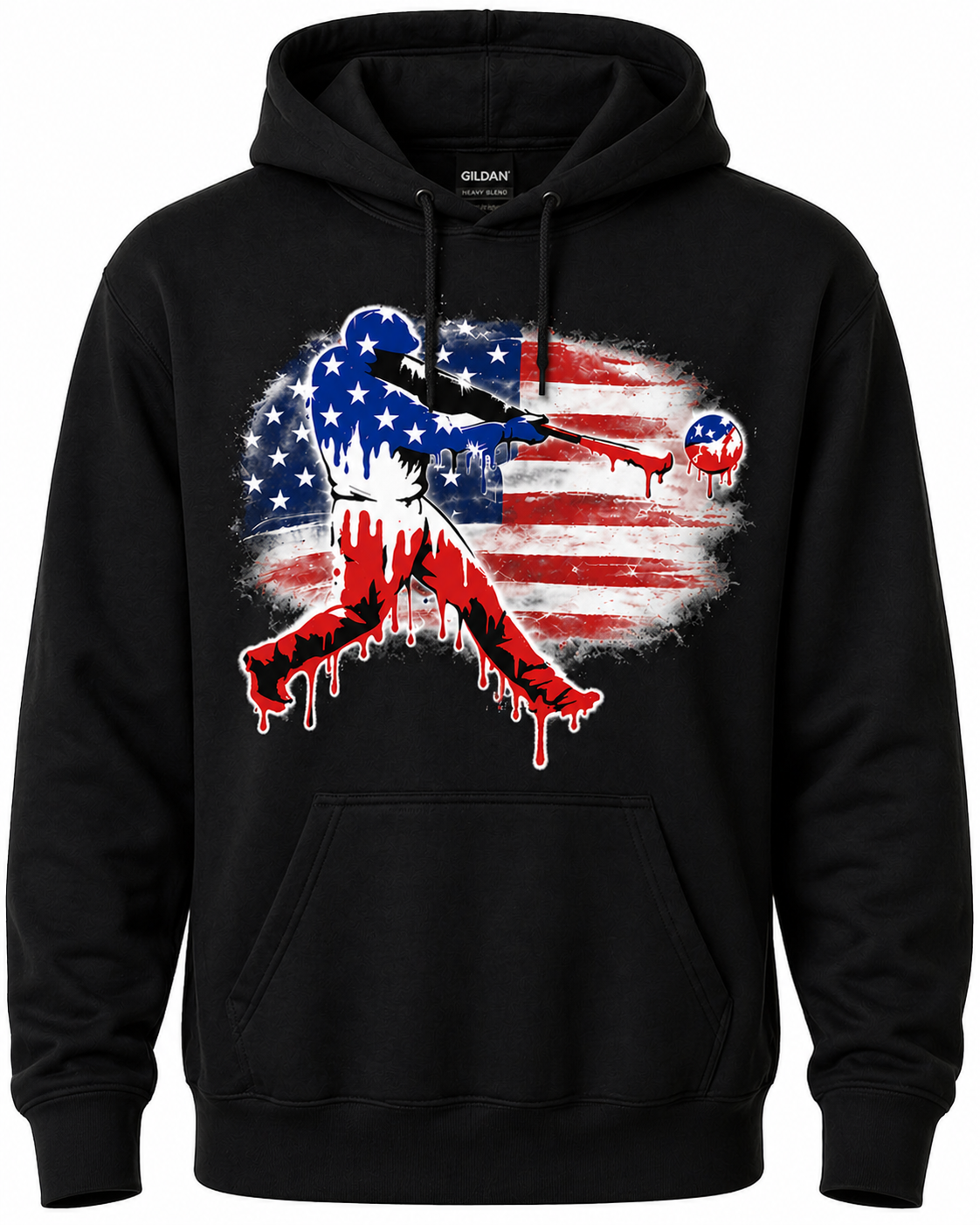 Patriotic Baseball Hoodie