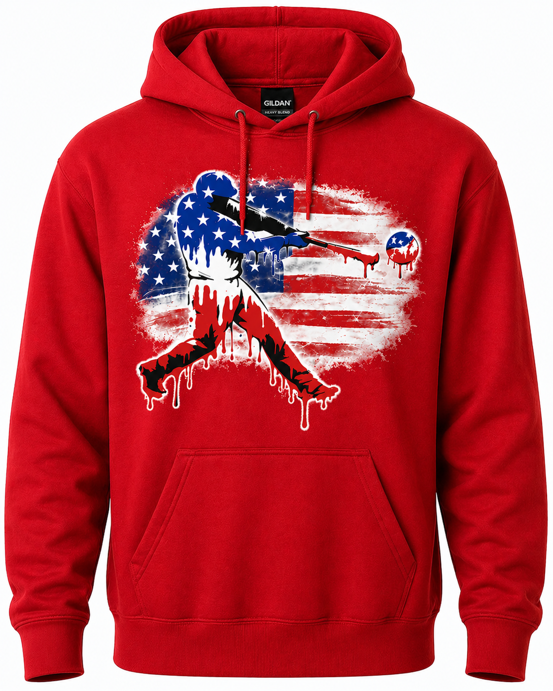 Patriotic Baseball Hoodie