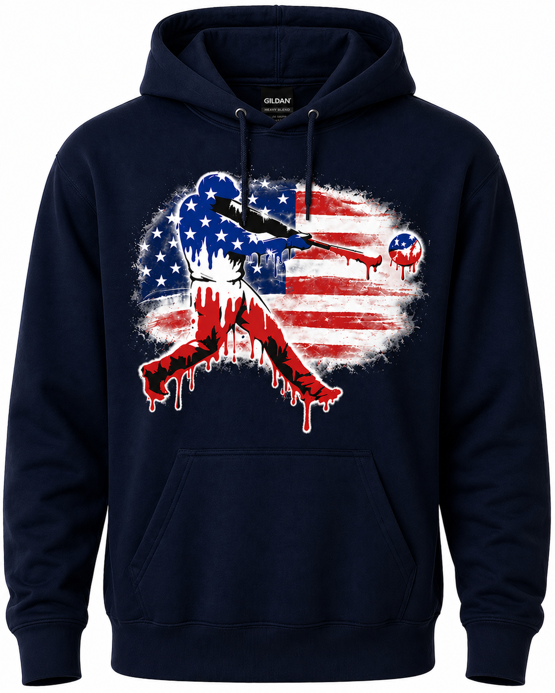 Patriotic Baseball Hoodie